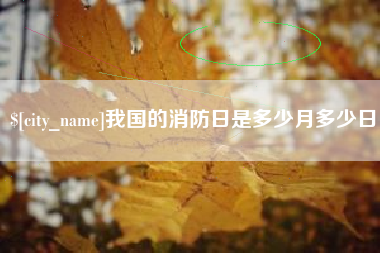 佛山我国的消防日是多少月多少日