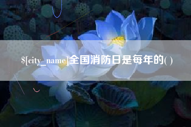 佛山全国消防日是每年的( )