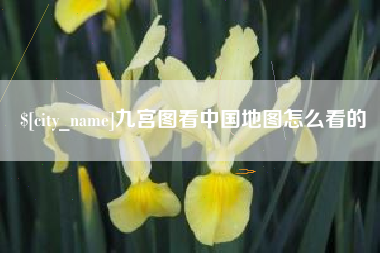 佛山九宫图看中国地图怎么看的