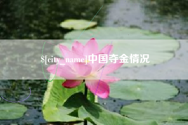 佛山中国夺金情况