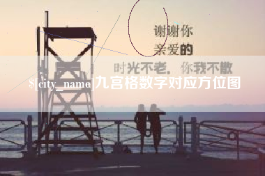 佛山九宫格数字对应方位图