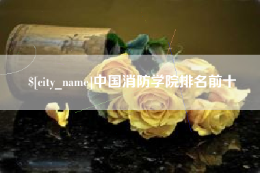 佛山中国消防学院排名前十