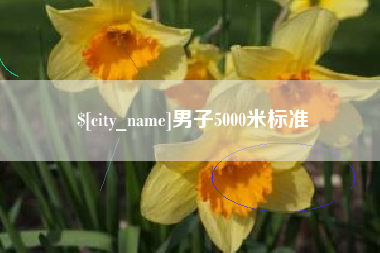 佛山男子5000米标准