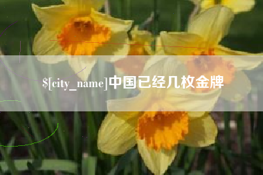 佛山中国已经几枚金牌