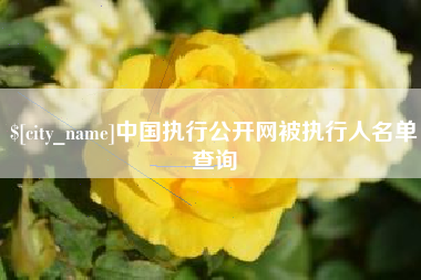 佛山中国执行公开网被执行人名单查询