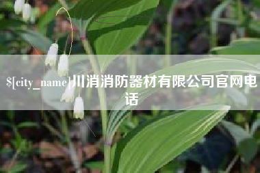 佛山川消消防器材有限公司官网电话