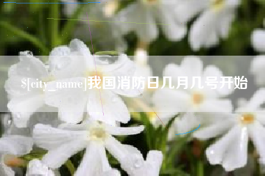 佛山我国消防日几月几号开始