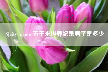 佛山五千米世界纪录男子是多少