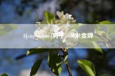 佛山男子5000米金牌