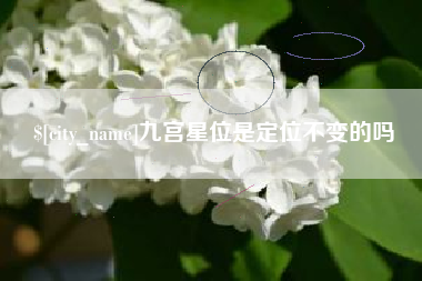 佛山九宫星位是定位不变的吗