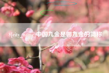 佛山中国九金是哪九金的简称