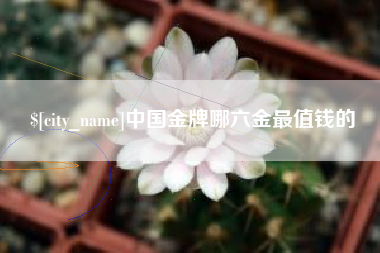 佛山中国金牌哪六金最值钱的