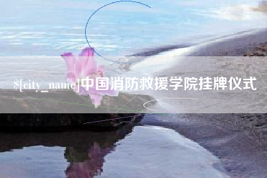 佛山中国消防救援学院挂牌仪式