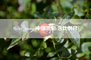 佛山中国地图(含比例尺)