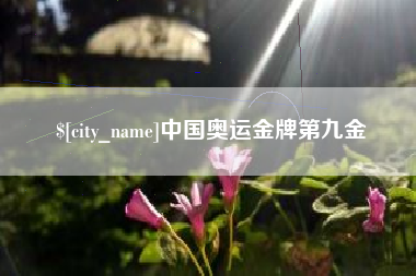 佛山中国奥运金牌第九金