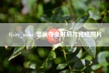 佛山奥运夺金时刻九宫格图片